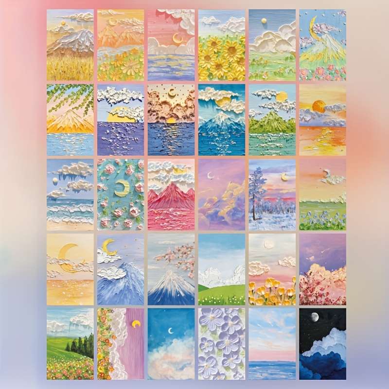 Greeting Cards Style Letter From The Breeze Quantity 30Pcs-Set