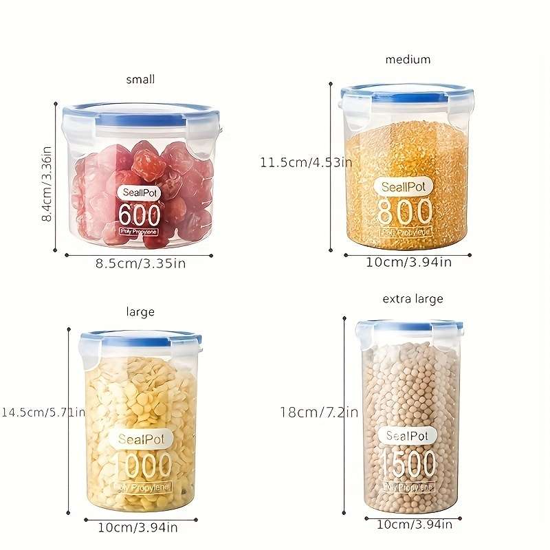 Sealed Jar Items 600Ml Transparent*5