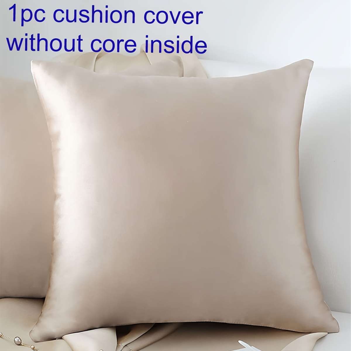 Satin Pillowcase Color White Size45*45Cm18*18Inch