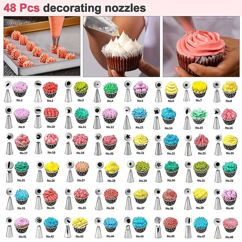 Piping Nozzle Items 26 Piece Decorating Set