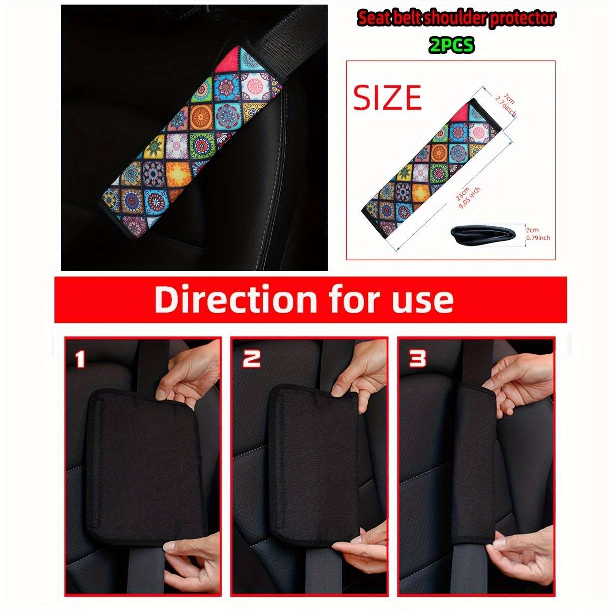 Car Steering Wheel Cover 7Pcs