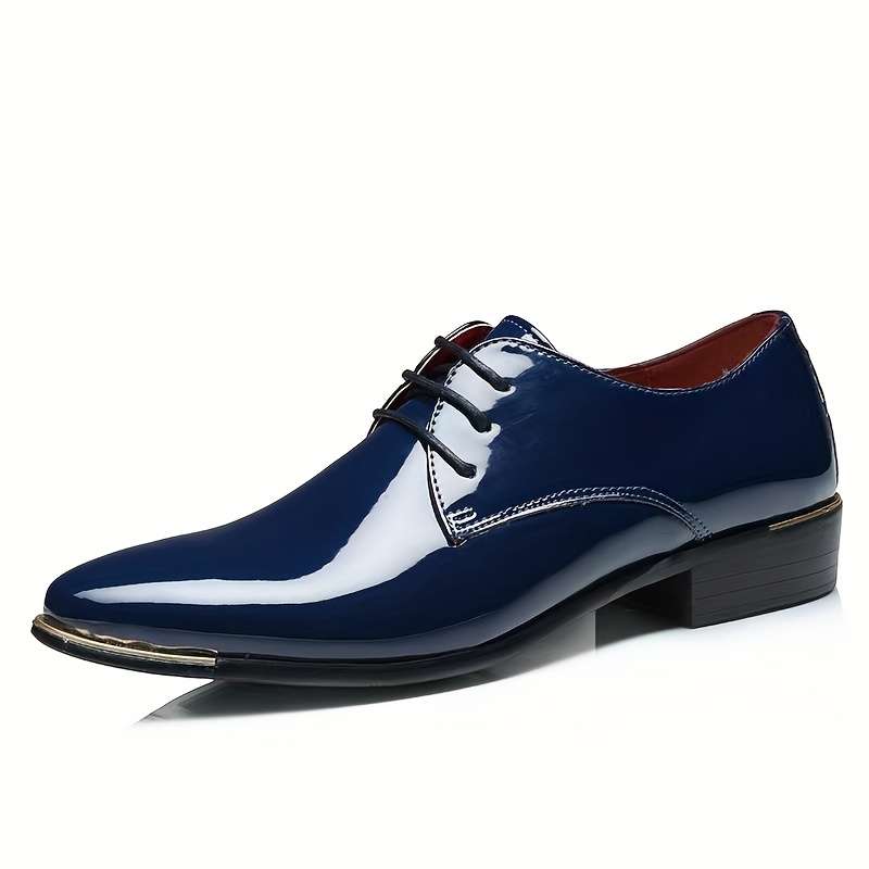 Mens Leather Shoes Color Blue Sizeuk 10.5