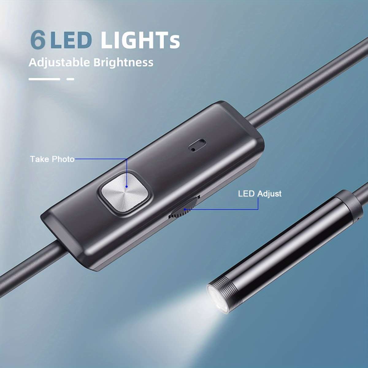 1-Meter USB Endoscope Camera