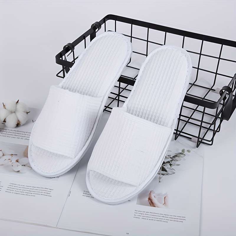 Cotton Slippers Color White Size43