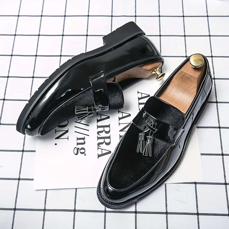 Mens Leather Shoes Color 2699 Blue Sizeuk 7.5