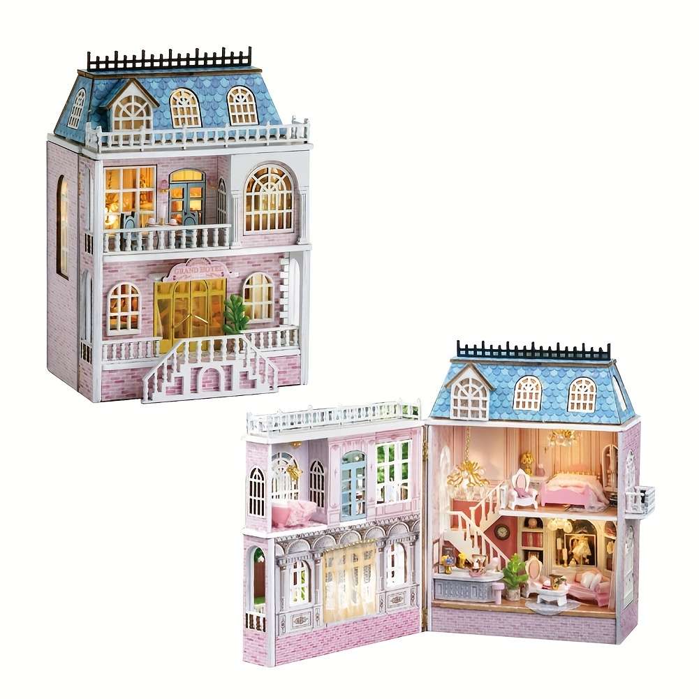 Building Toy Architectural Model Toy Set Style Pink