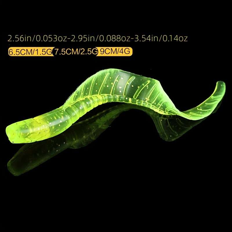 10pcs 9cm Biomimetic Curlee Soft Bait Outdoor Fishing Gear Supplies