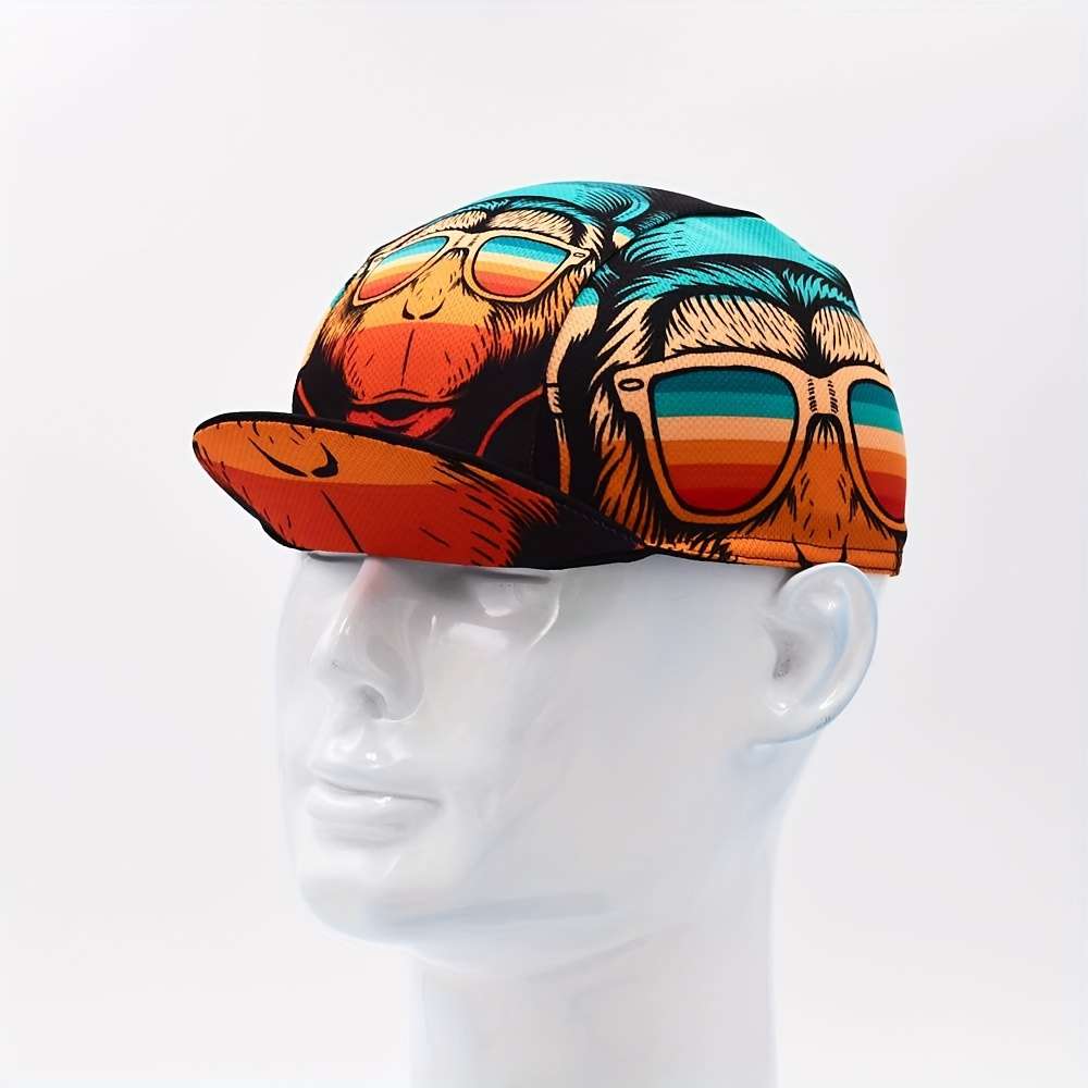 1pc Bike Cycling Cap Sport Hat Outdoor Vintage Skull Cap