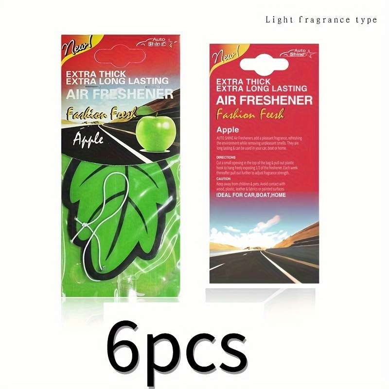 Car Aromatherapy Perfume Items 6Pcs Apple