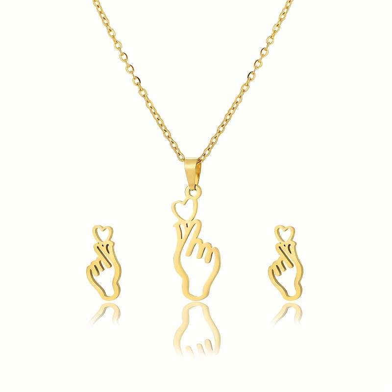 Womens Necklace Color Golden