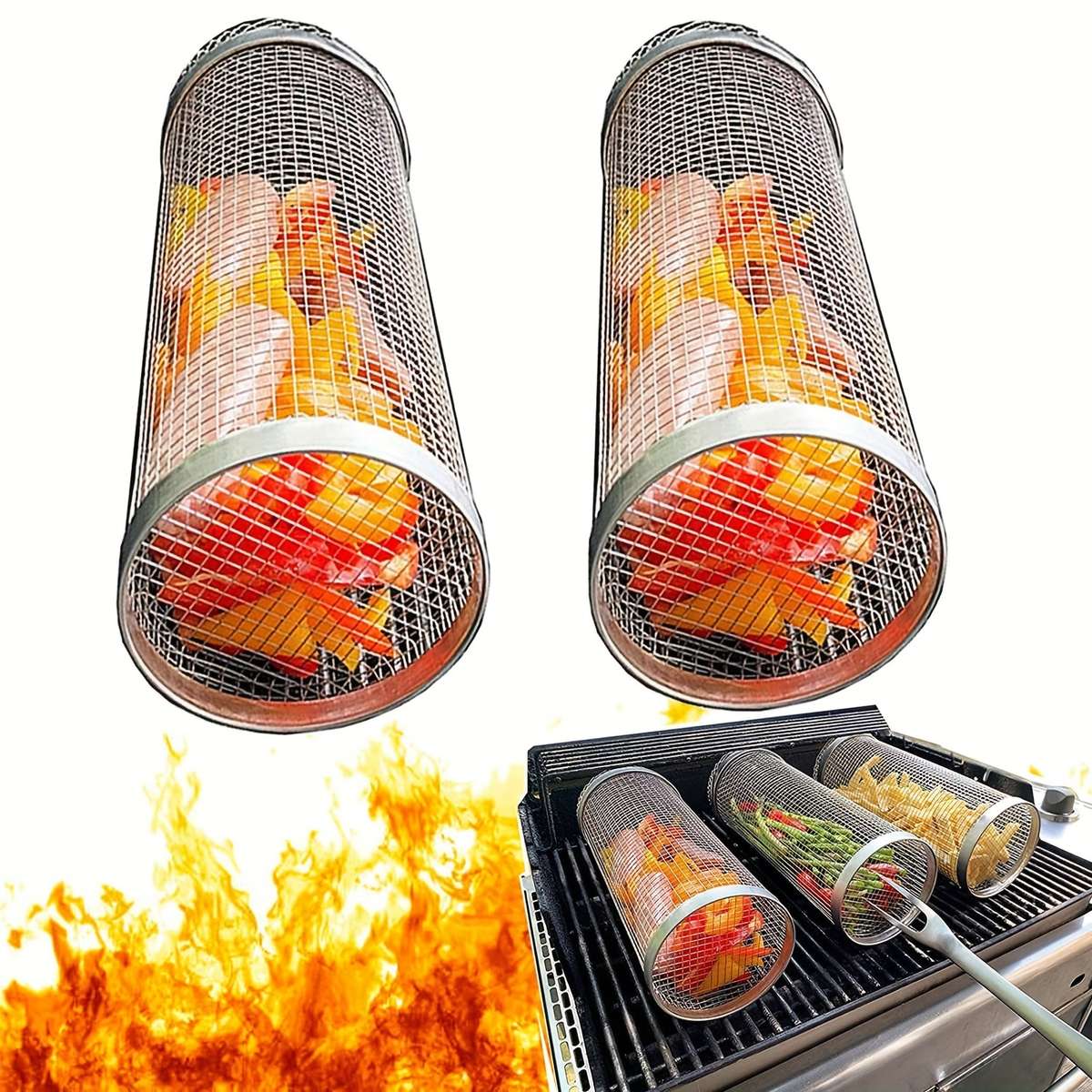 Grilling Net Size 2Pcs 29.97 Cm