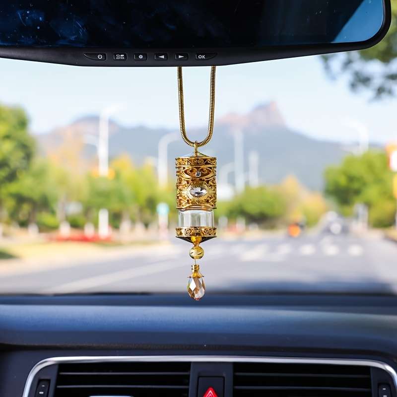 Car  Fragrance  Refill  Bottle Color Golden Version Magic Pendant    X3