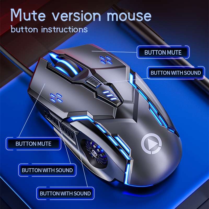 Mouse Color G5 White    Button Mute