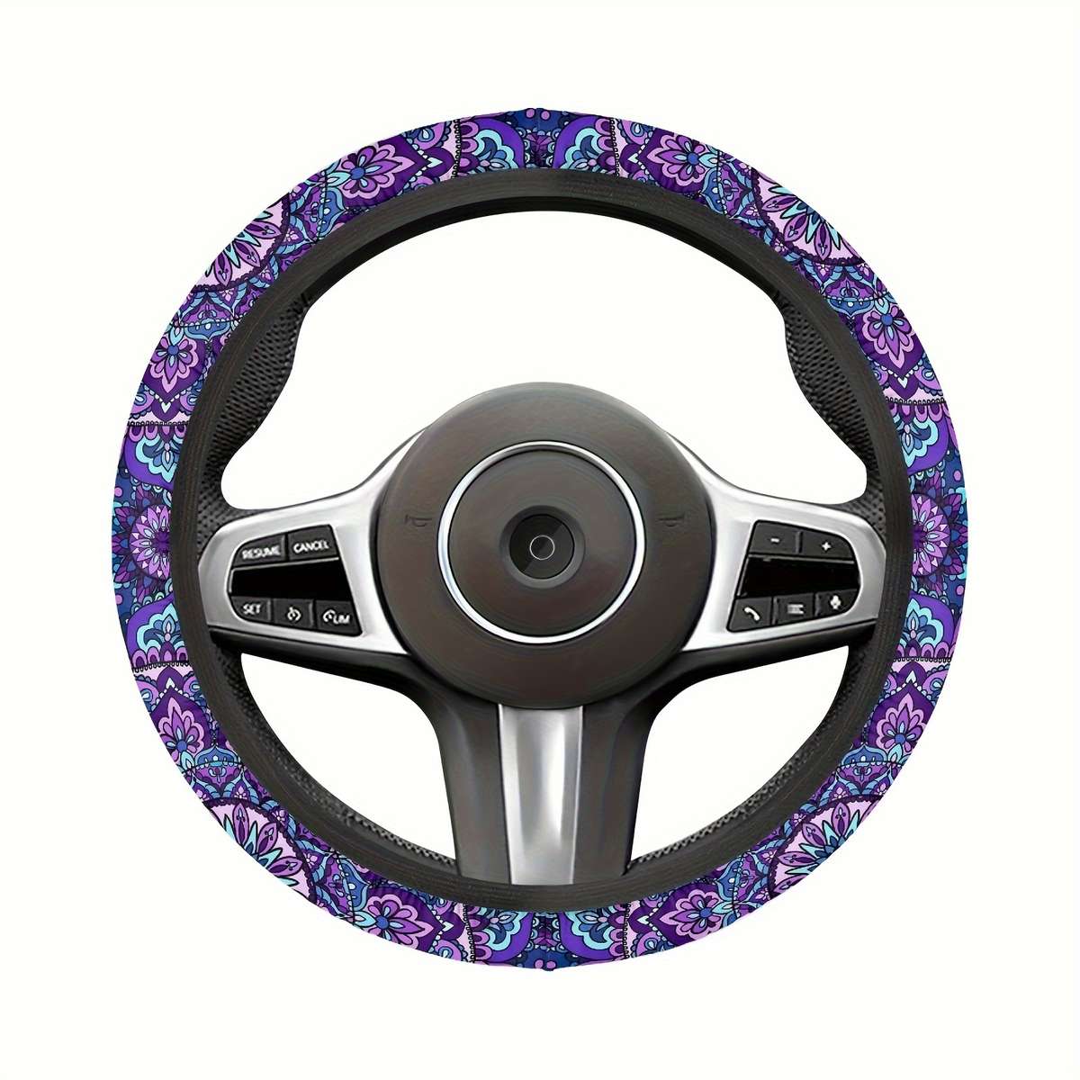 Car Steering Wheel Cover Boho Pattern