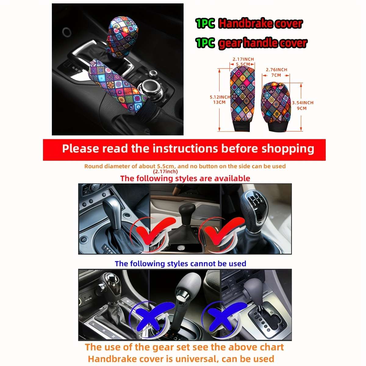 Car Steering Wheel Cover 7Pcs