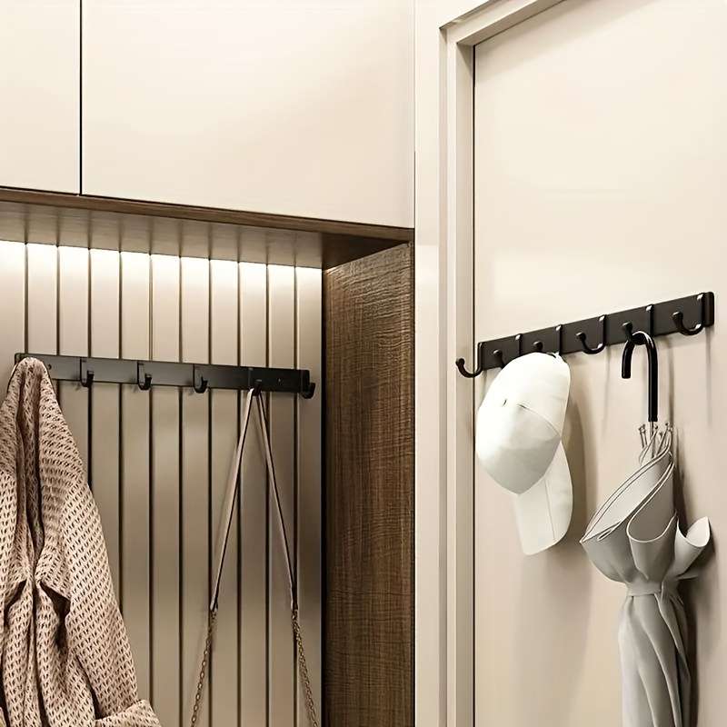 Bathroom Storage Rack Size 2Pc 6 Hooks