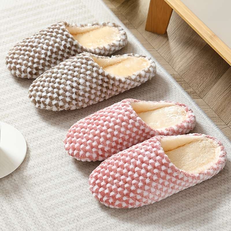 Cotton Slippers Color Camel Sizeuk 6.5-7