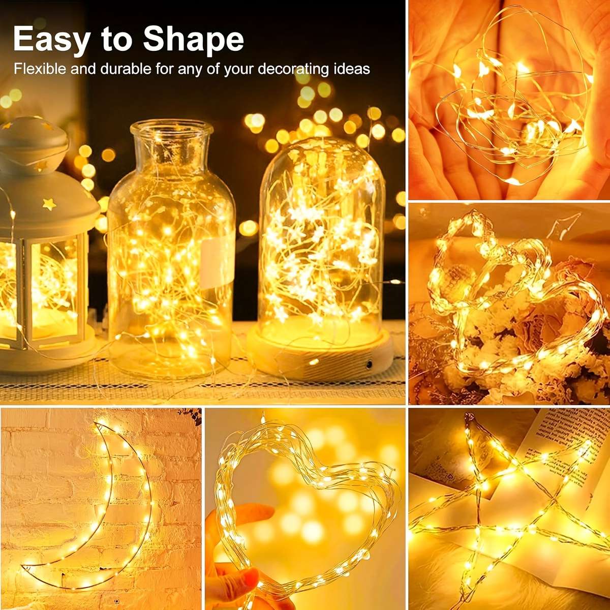 String Lights Color Colored Light Size6.5Ft 20Led