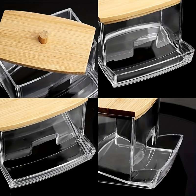 Antibacterial Box 1Pcs Square Pillar Bamboo Cover