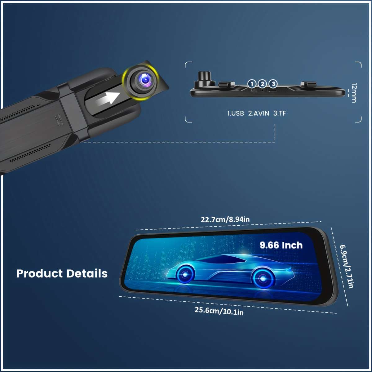 Dashcam Style H96 With 32Gb Card