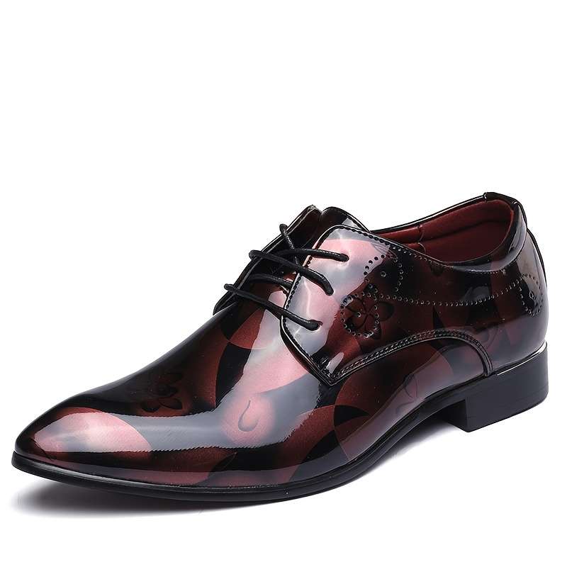 Mens Leather Shoes Color Red Sizeuk 12.5