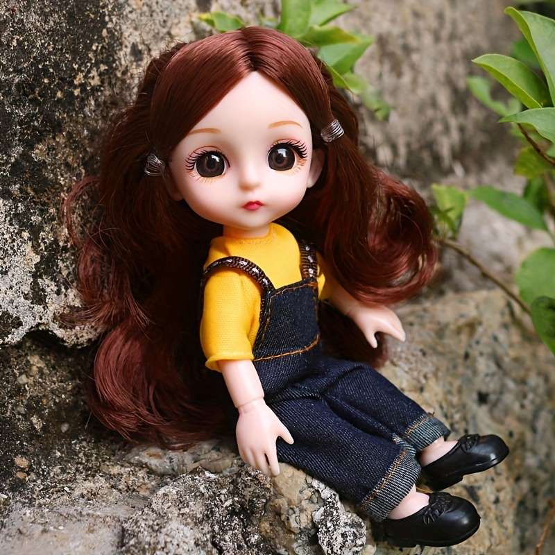 Plush Toyss Style Gray Vest Doll