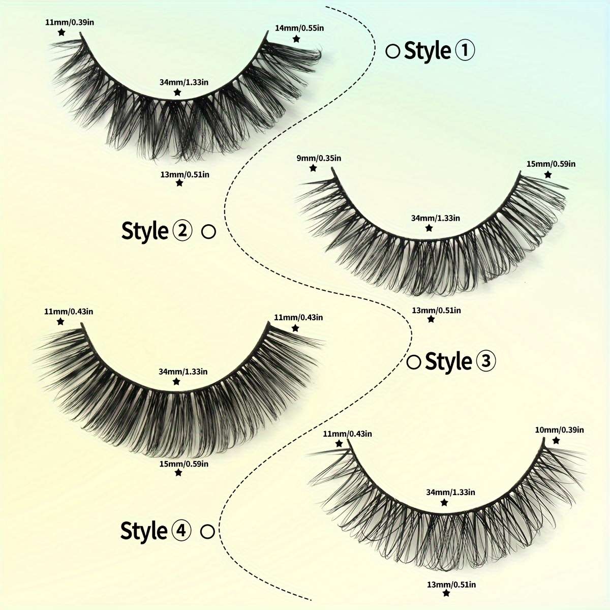False Eyelashes Model Mgy7645 5