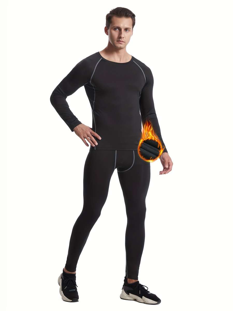 Thermal Underwear Color Black Sizes