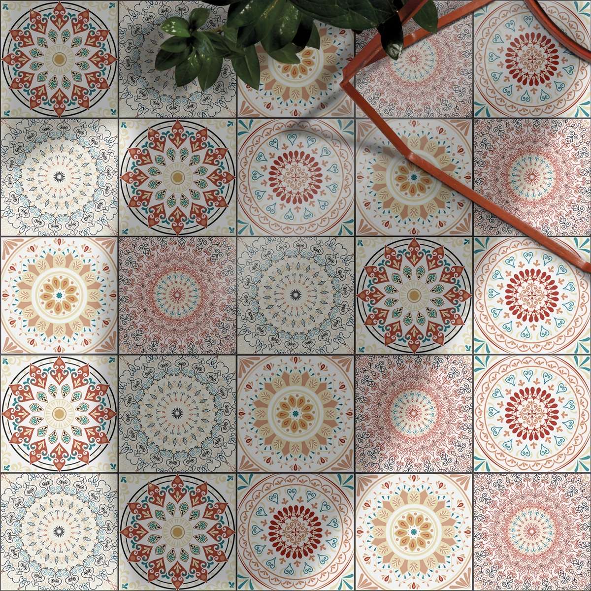 Floor Stickers Size 20X20Cmx5Pcs