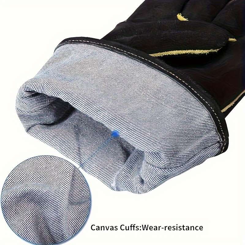 Work Gloves Size 35.56 Cm2Pcs  Black