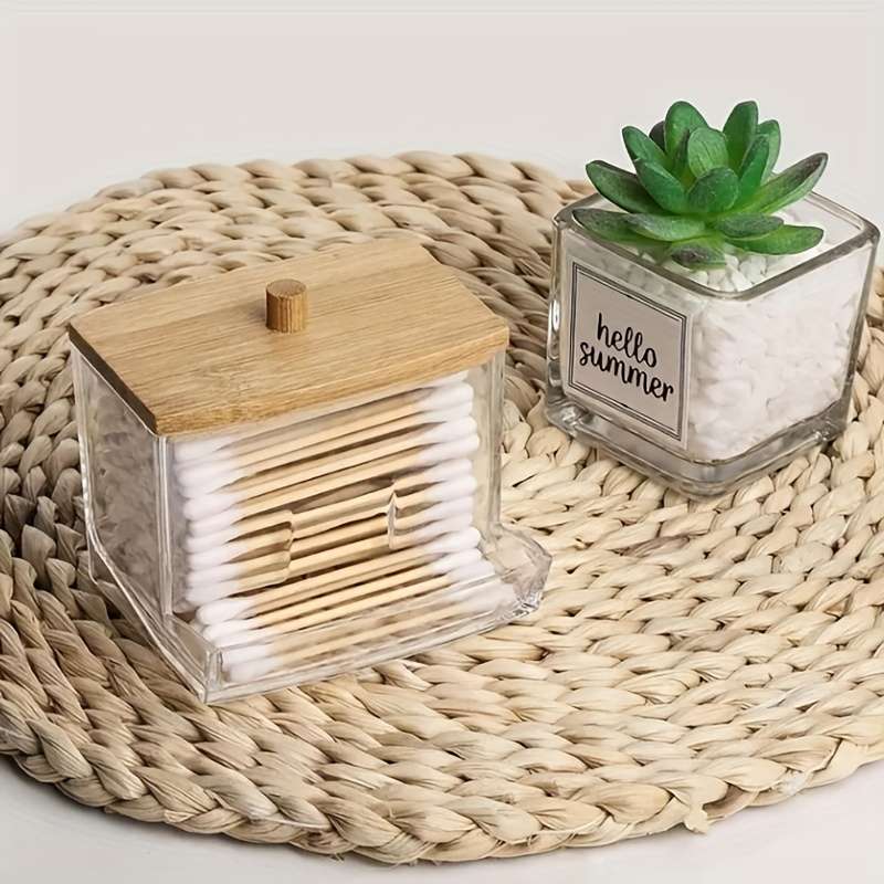 Antibacterial Box 1Pcs Square Pillar Bamboo Cover