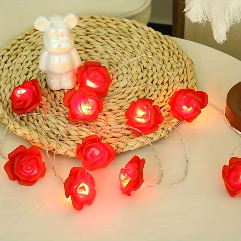 Christmas Lights Pink And White Quantity 10 Leds
