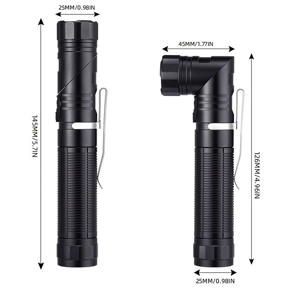 Flashlight Color Black Modelsst40 Led