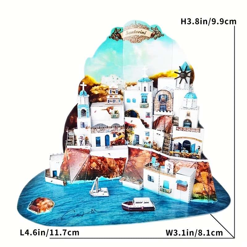 Building Toy Architectural Model Toy Set Items Paris Street Scene