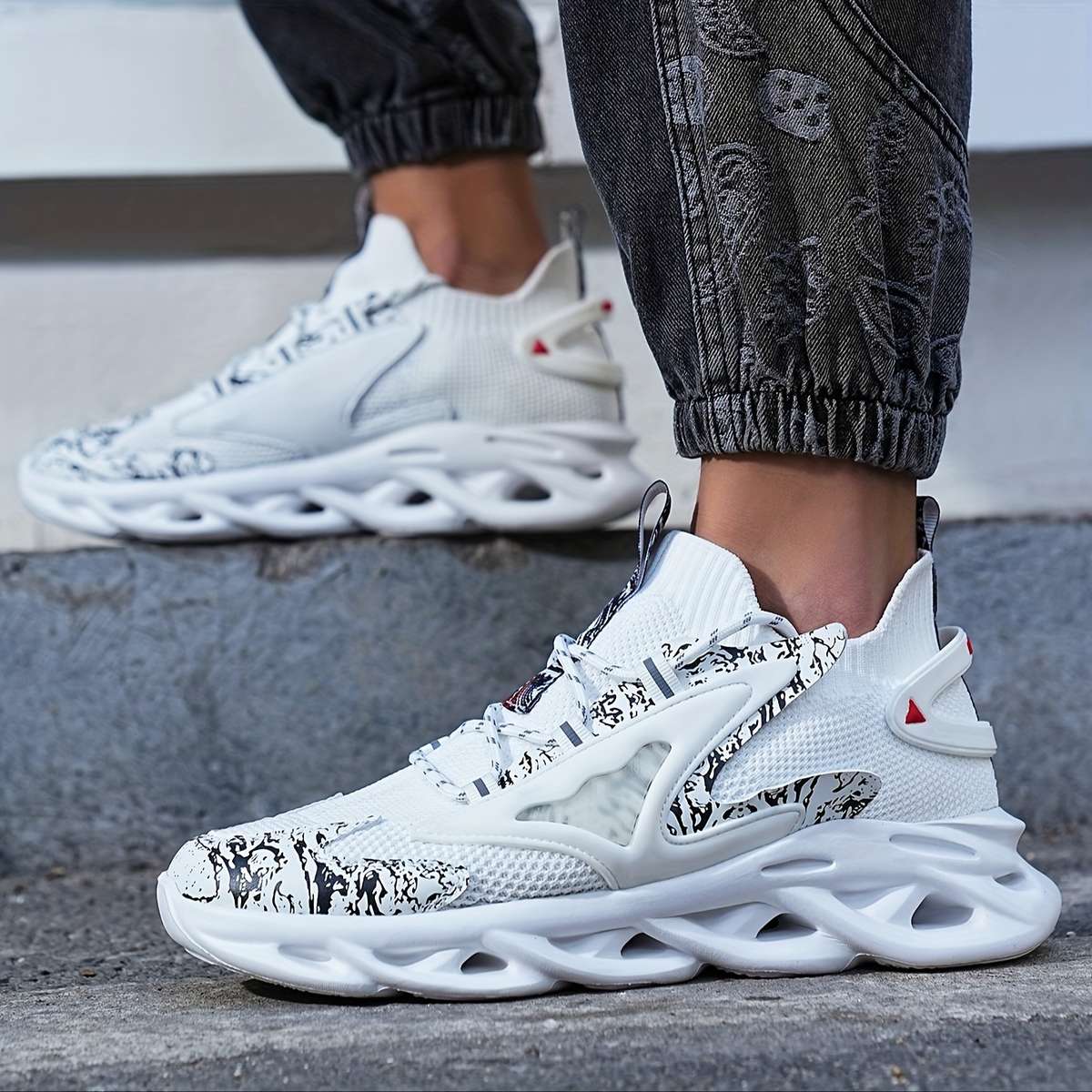 Sneakers Color White Sizeuk 7.5