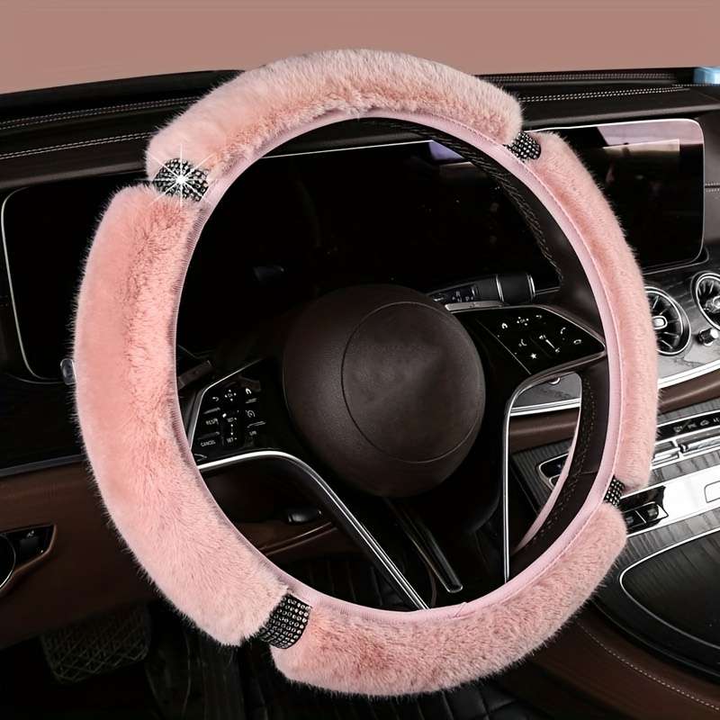 Car Steering Wheel Cover Black
