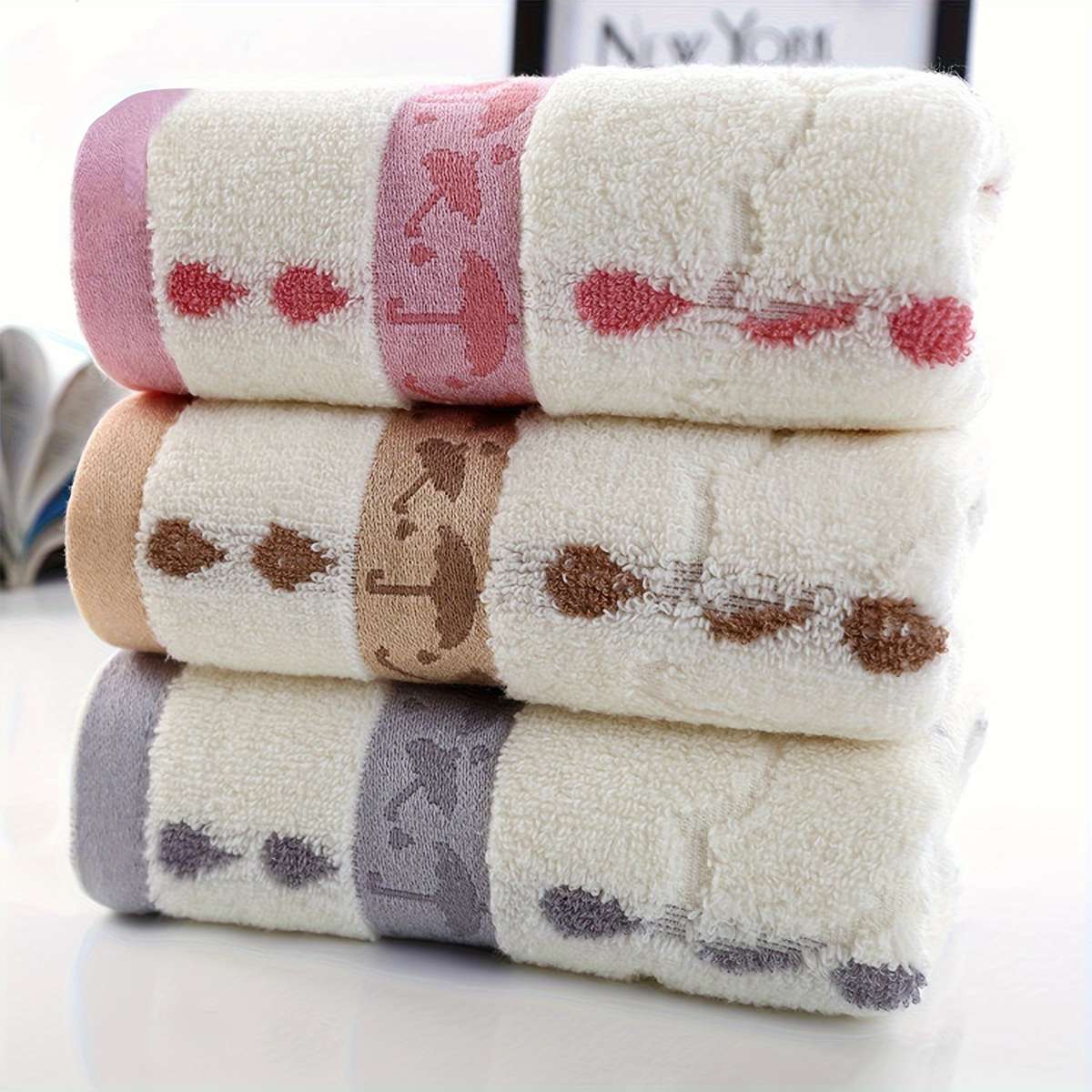 Towel Color 3 Pcs  Mixed Colors