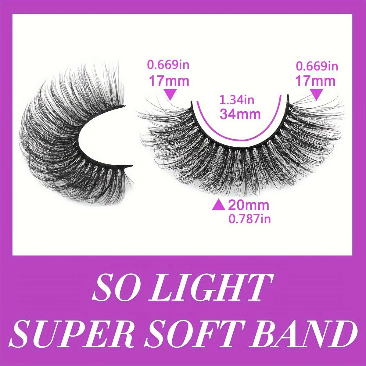 False Eyelashes Size Al Z901