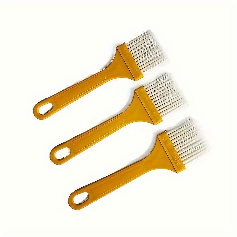 Baking Brush Color 3Pc Yellow
