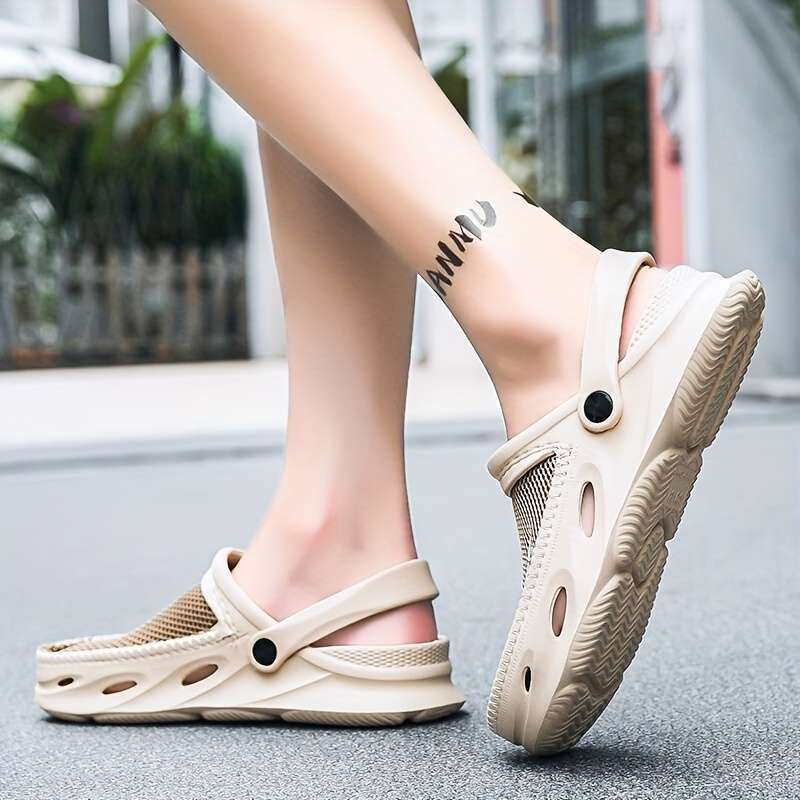 Men Slippers Summer Style Grey Size Uk 8.5 To 9