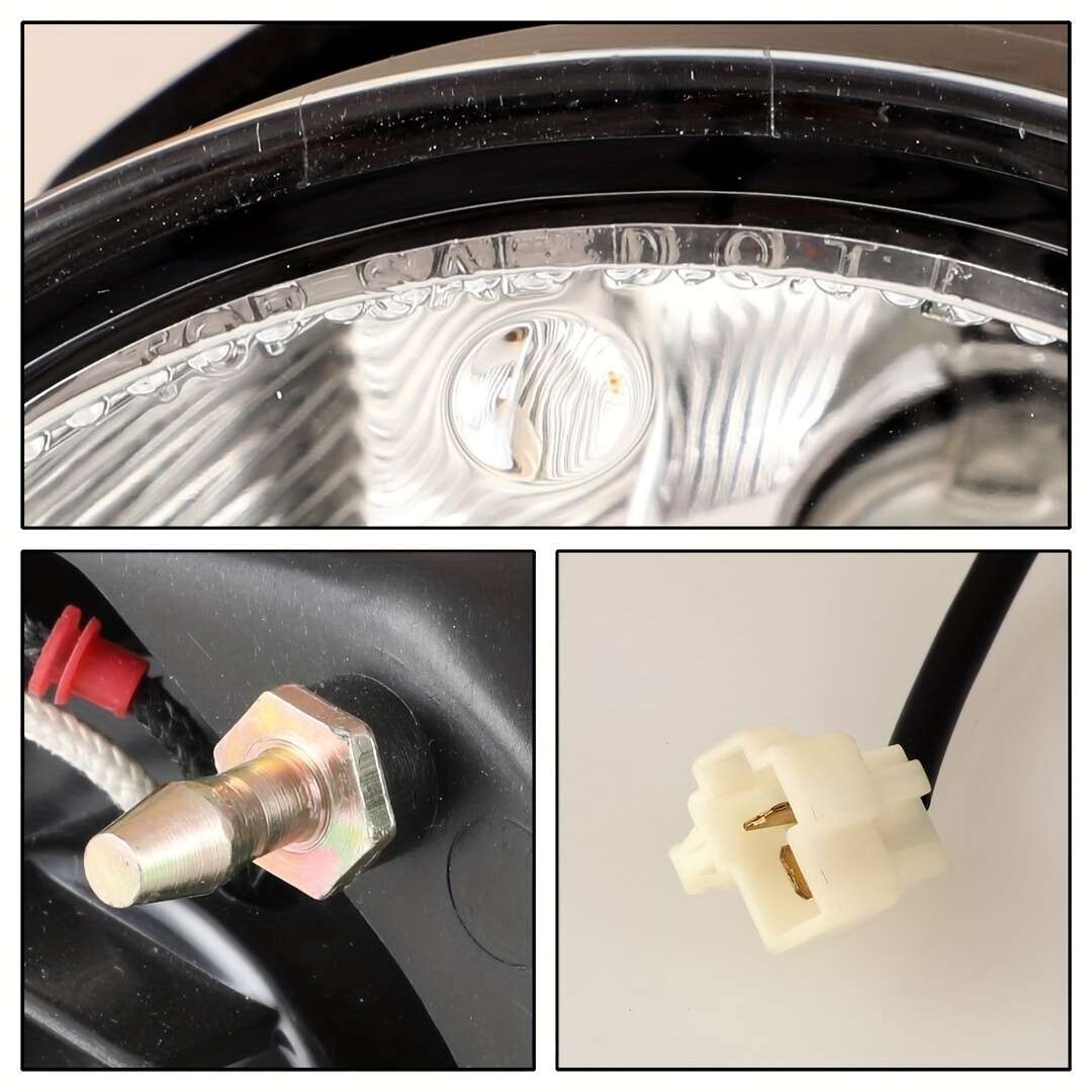 Car Lights Size 2 Pcs With Wiring Kit