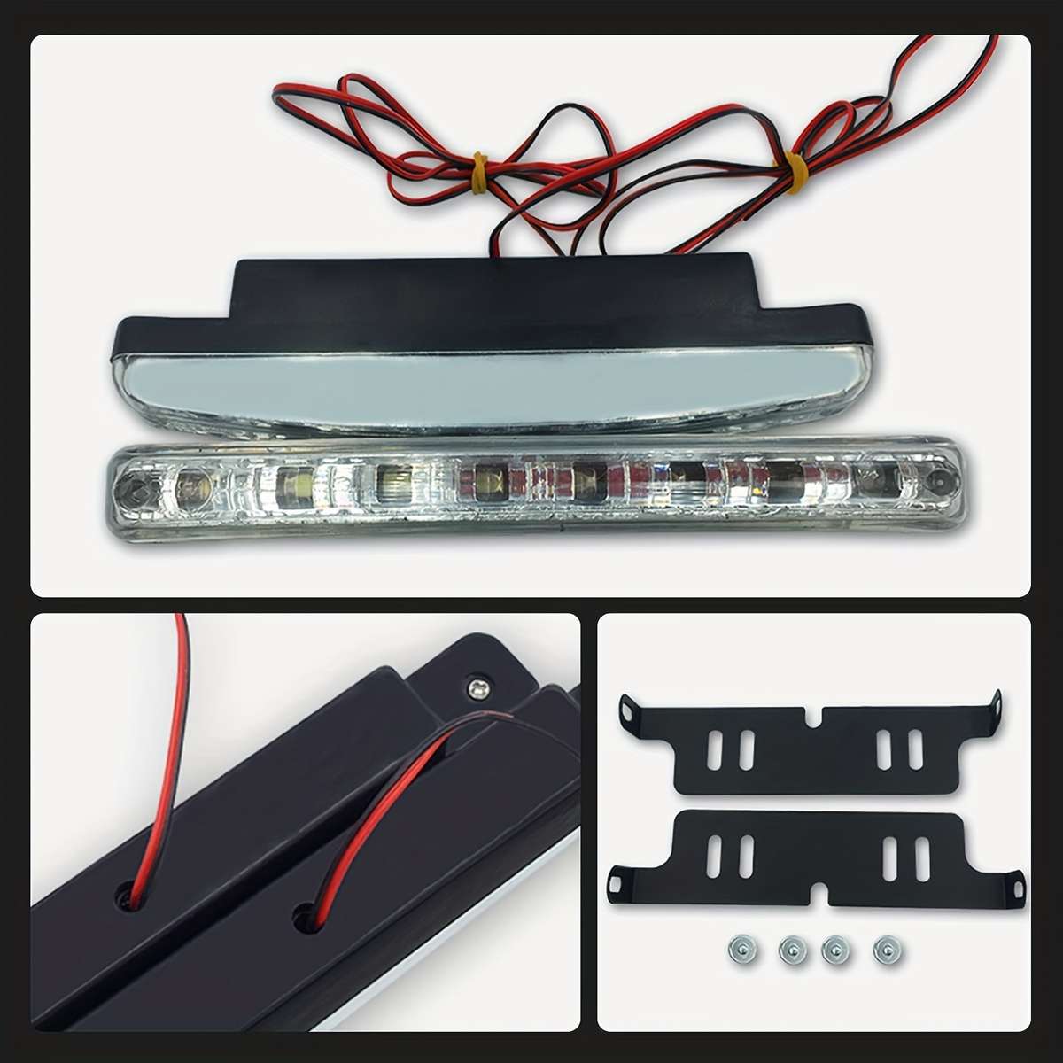 2Pcs LED Daylight Lights Car and Motorcycle LED Daylight Lights