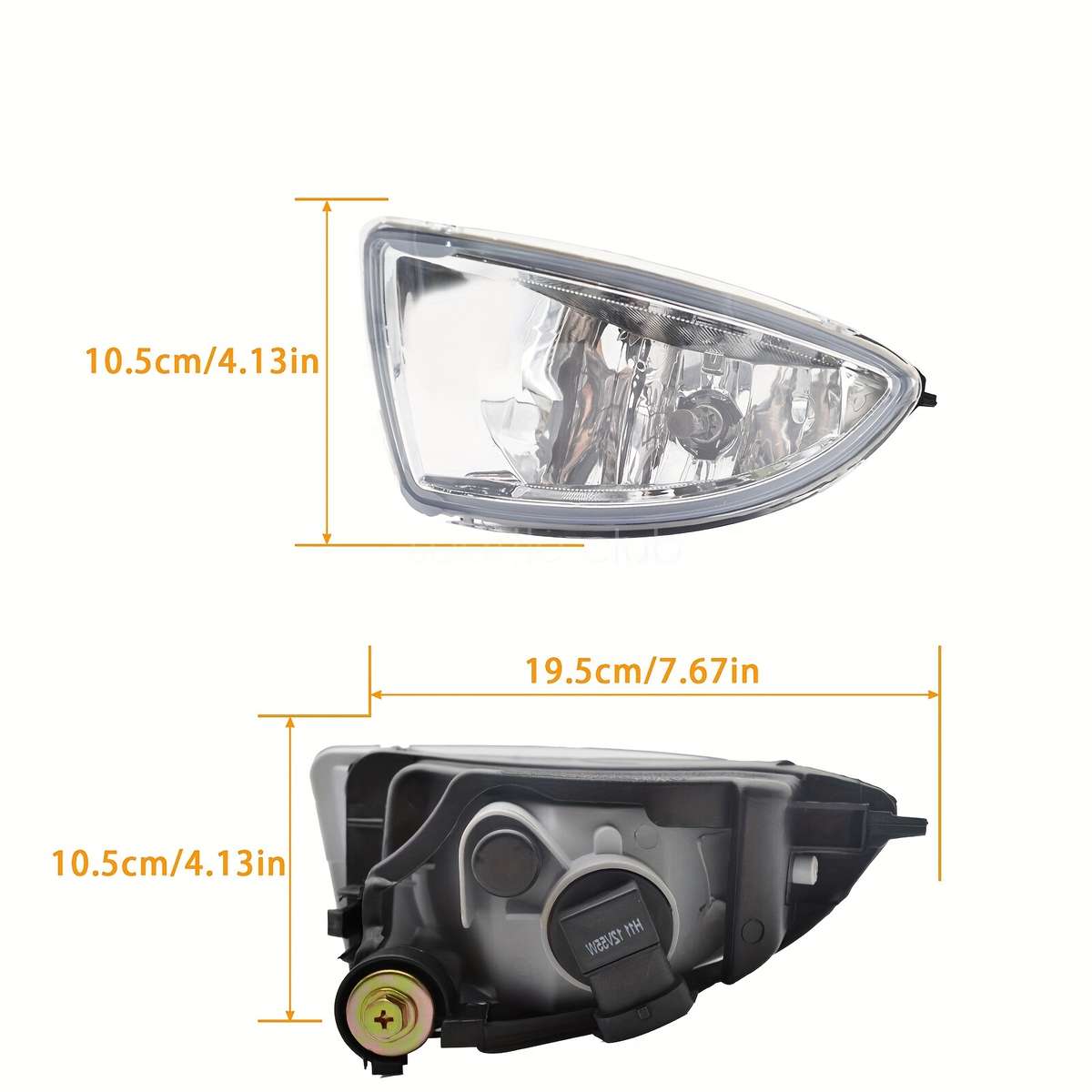 Car Lights Items 2Pcs With Wiring Kit