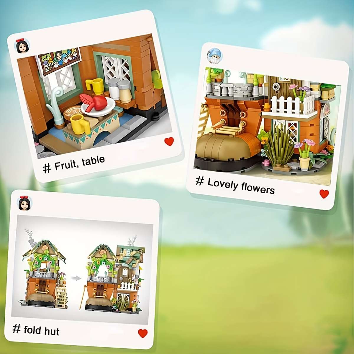 Building Toy Architectural Model Toy Set Style Dwarf House