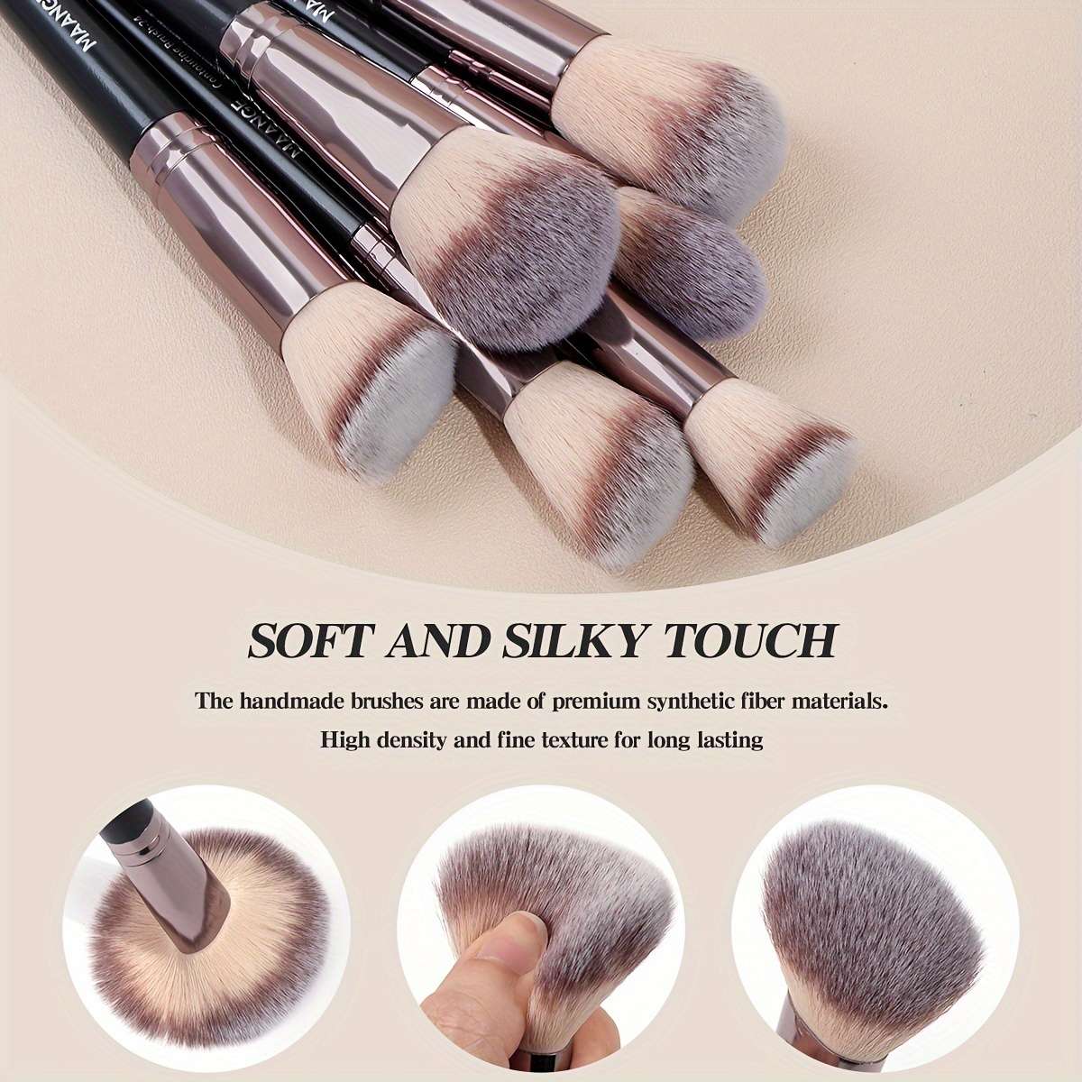 Makeup Brush Set Color Black 1With Bag