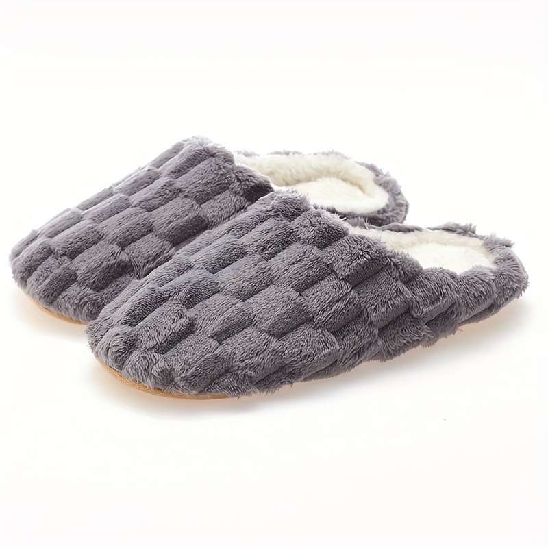 Cotton Slippers Color Grey Sizeuk 6.5-7