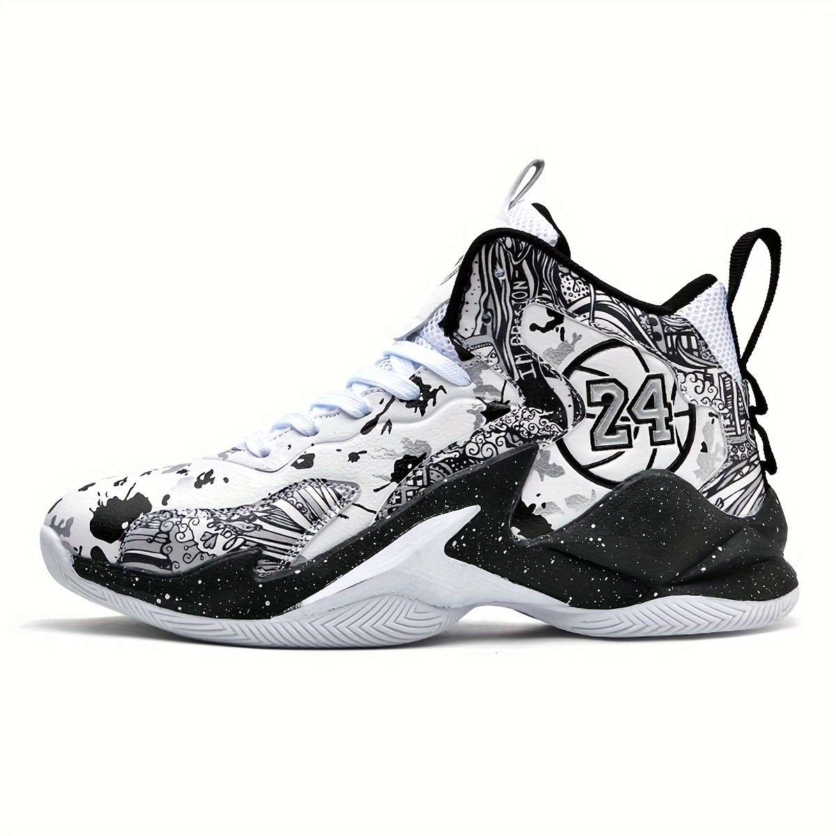 Basketball Shoes Color White Purple Sizeuk 9.5