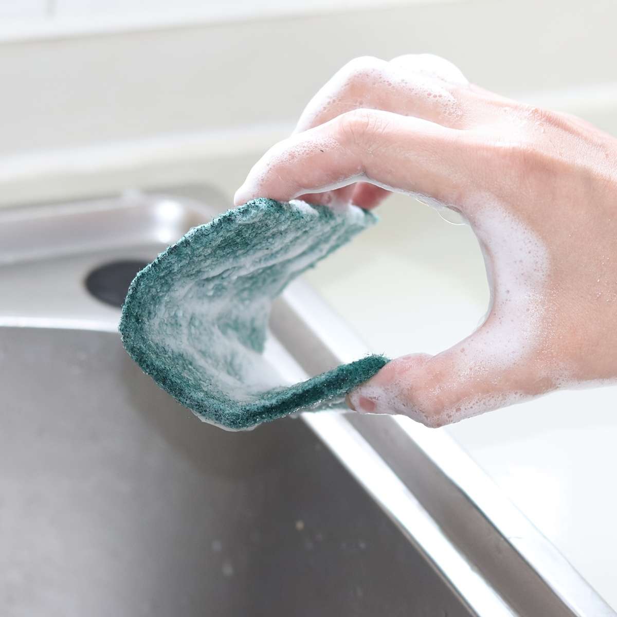 Rag Color 5 Green Scouring Pads