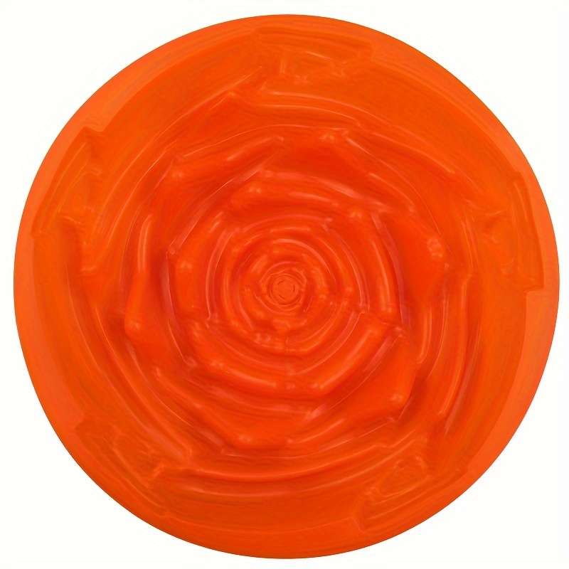 Suitable For Baking Molds Style   Pink 2 Pieces   6 Rose Silicone Cake Molds