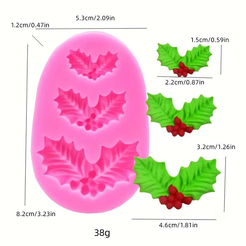 Suitable For Baking Molds Items Gray Leaf